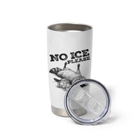 No Ice Please Tumbler Cup Funny Raccoon Anti ICE Deportation Human Rights