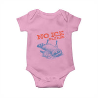 No Ice Please Baby Onesie Funny Raccoon Trash Panda Anti ICE Meme