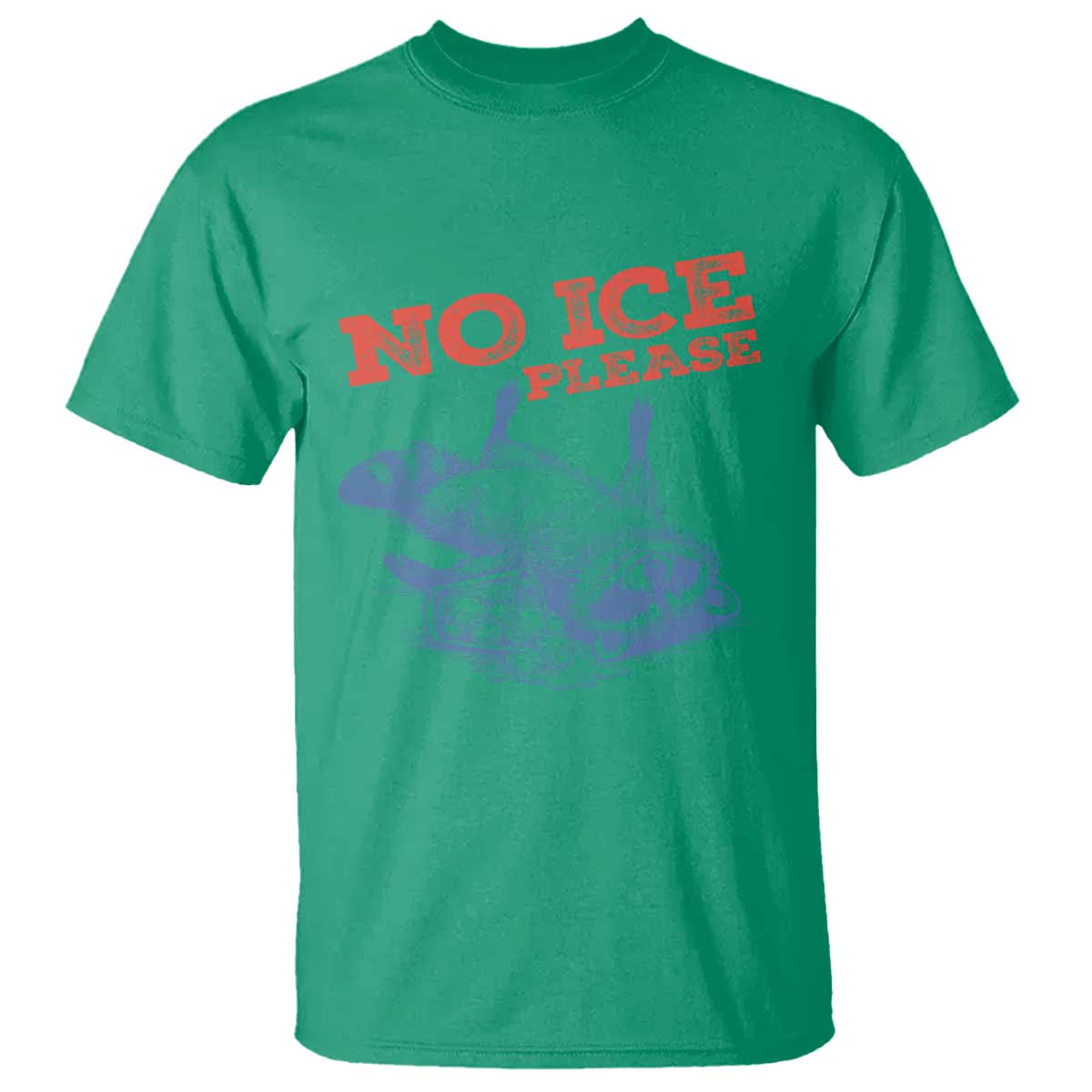 No Ice Please T Shirt Funny Raccoon Trash Panda Anti ICE Meme