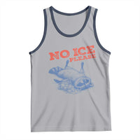 No Ice Please Tank Top Funny Raccoon Trash Panda Anti ICE Meme