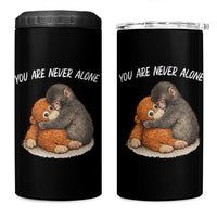 Punch Monkey 4 in 1 Can Cooler Tumbler You Are Never Alone Brave