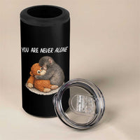 Punch Monkey 4 in 1 Can Cooler Tumbler You Are Never Alone Brave