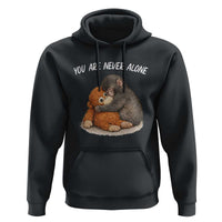 Punch Monkey Hoodie You Are Never Alone Brave