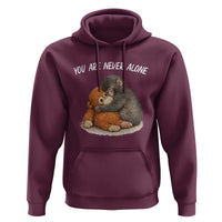 Punch Monkey Hoodie You Are Never Alone Brave
