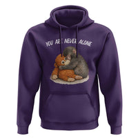 Punch Monkey Hoodie You Are Never Alone Brave
