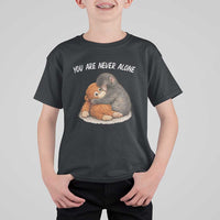 Punch Monkey T Shirt For Kid You Are Never Alone Brave