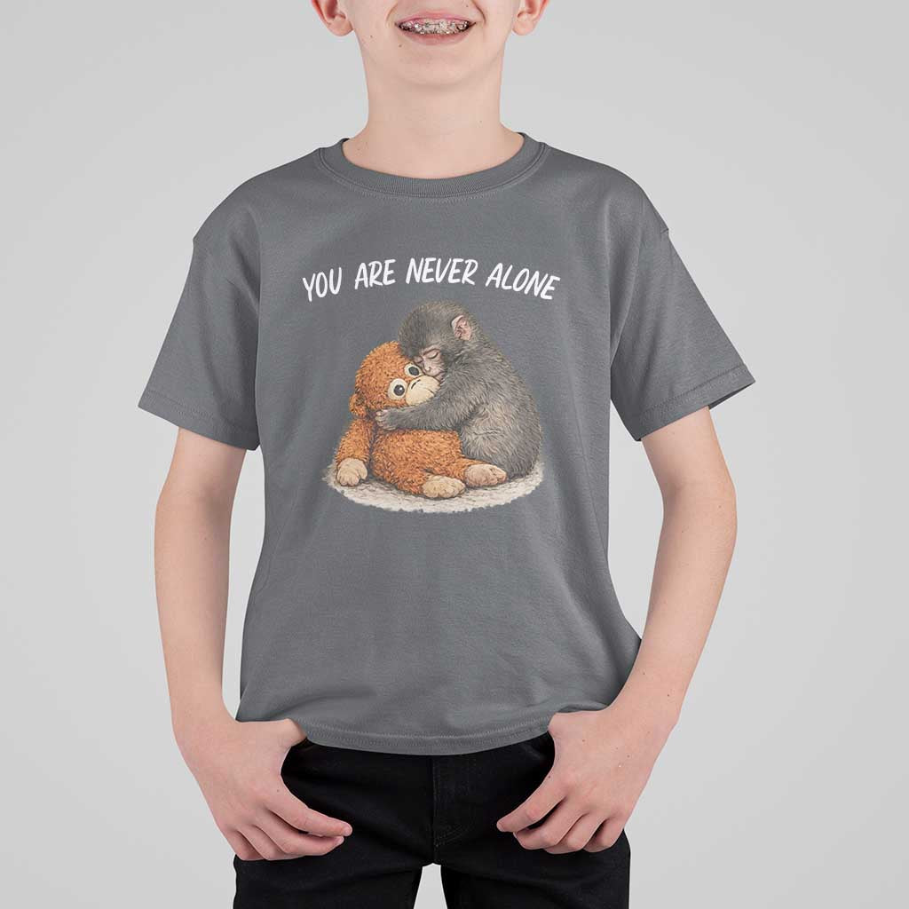 Punch Monkey T Shirt For Kid You Are Never Alone Brave