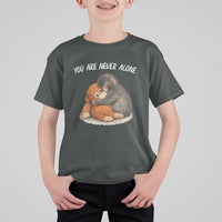 Punch Monkey T Shirt For Kid You Are Never Alone Brave