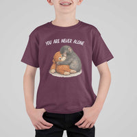Punch Monkey T Shirt For Kid You Are Never Alone Brave