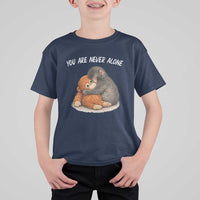 Punch Monkey T Shirt For Kid You Are Never Alone Brave