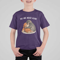 Punch Monkey T Shirt For Kid You Are Never Alone Brave