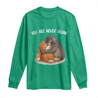 Punch Monkey Long Sleeve Shirt You Are Never Alone Brave