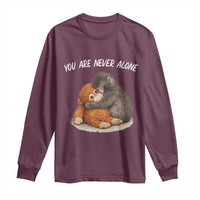 Punch Monkey Long Sleeve Shirt You Are Never Alone Brave