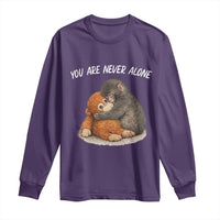 Punch Monkey Long Sleeve Shirt You Are Never Alone Brave