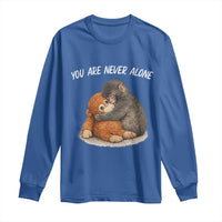 Punch Monkey Long Sleeve Shirt You Are Never Alone Brave
