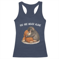 Punch Monkey Racerback Tank Top You Are Never Alone Brave
