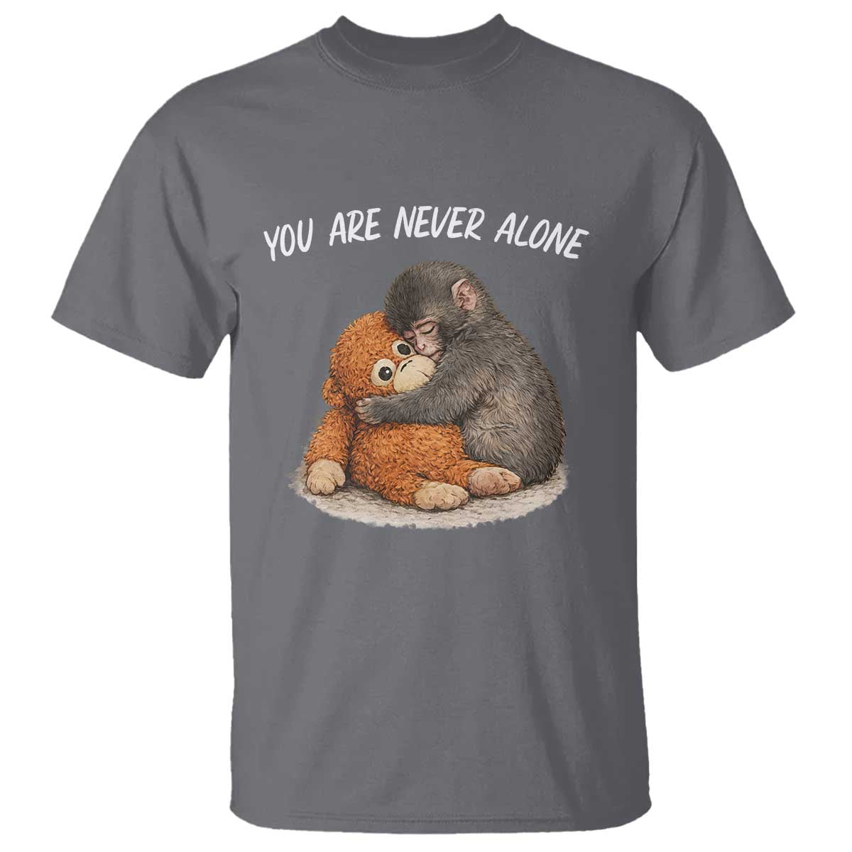 Punch Monkey T Shirt You Are Never Alone Brave
