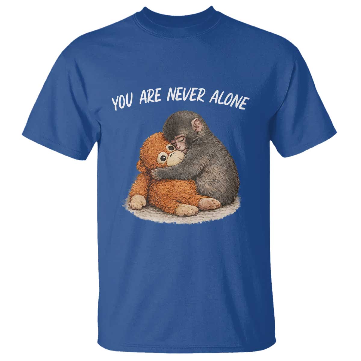 Punch Monkey T Shirt You Are Never Alone Brave