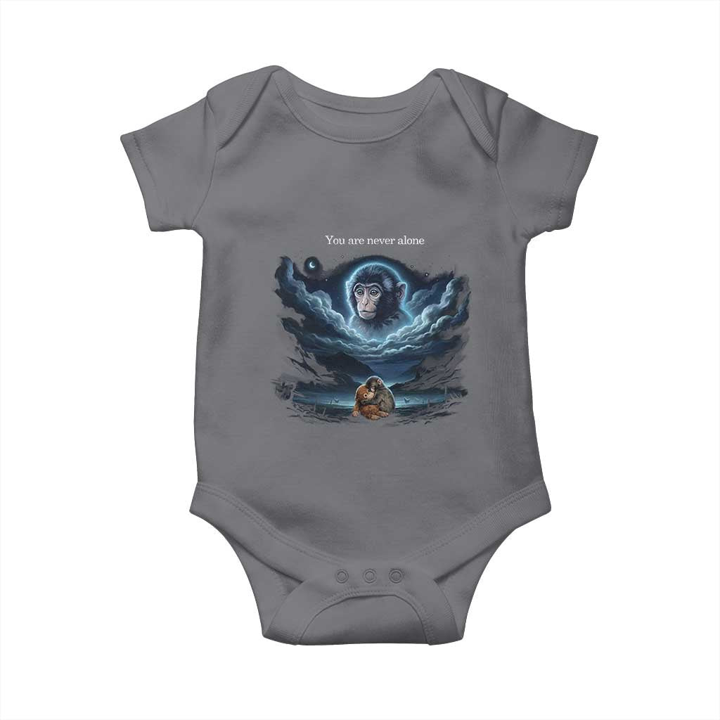 Baby Monkey Punch Baby Onesie You Are Never Alone Brave