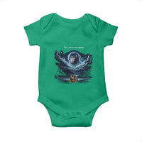 Baby Monkey Punch Baby Onesie You Are Never Alone Brave