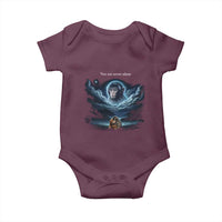 Baby Monkey Punch Baby Onesie You Are Never Alone Brave