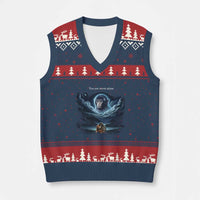Baby Monkey Punch V-Neck Knit Sweater Vest You Are Never Alone Brave