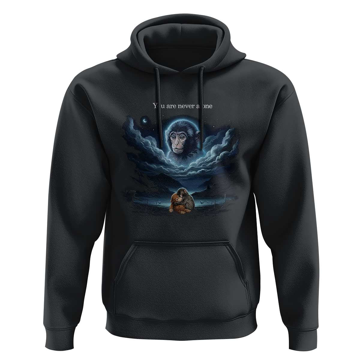 Baby Monkey Punch Hoodie You Are Never Alone Brave