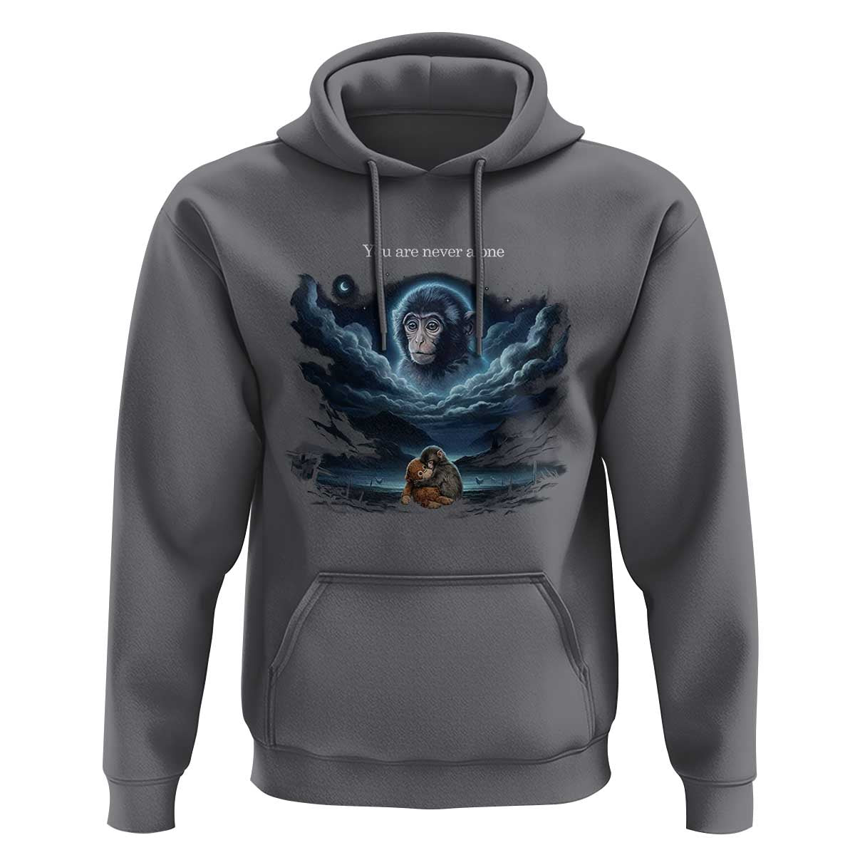 Baby Monkey Punch Hoodie You Are Never Alone Brave