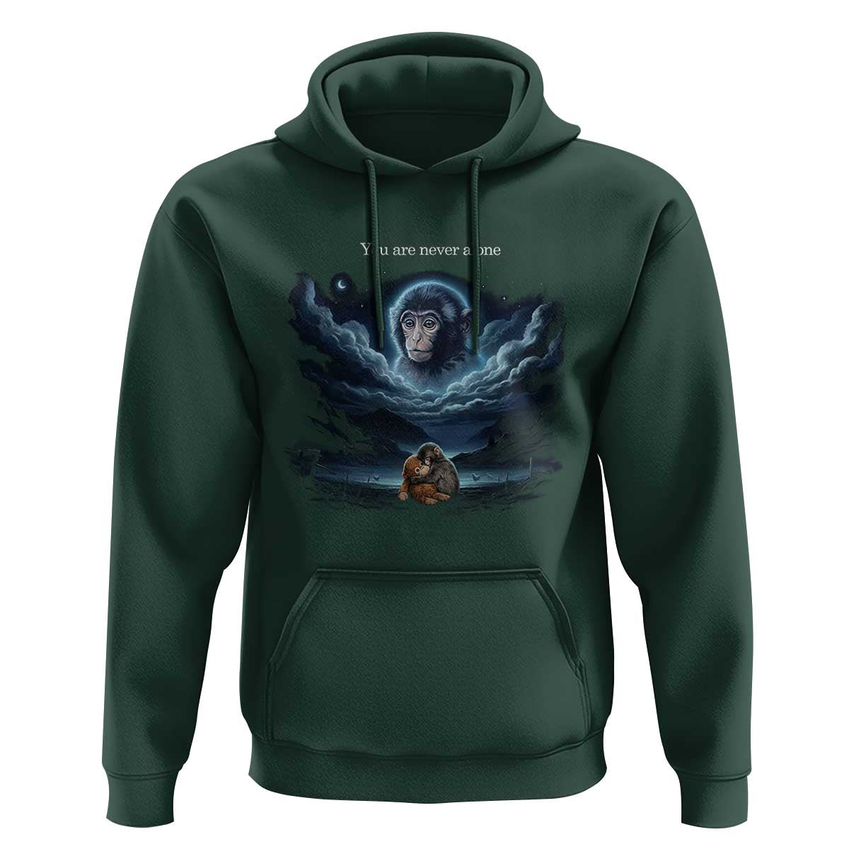 Baby Monkey Punch Hoodie You Are Never Alone Brave