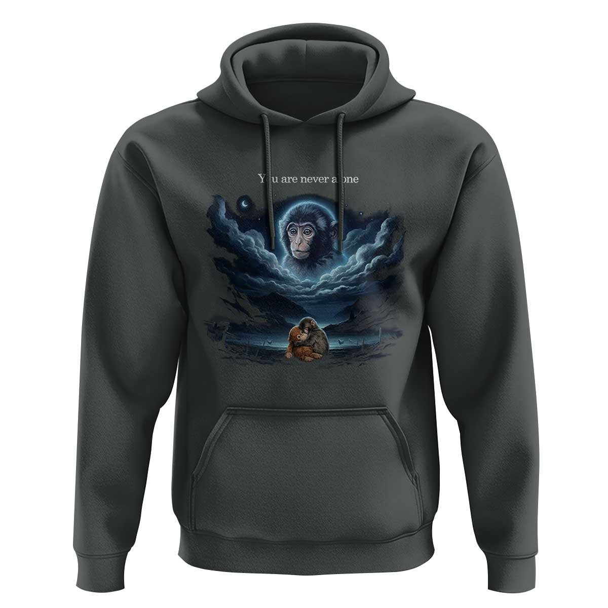 Baby Monkey Punch Hoodie You Are Never Alone Brave