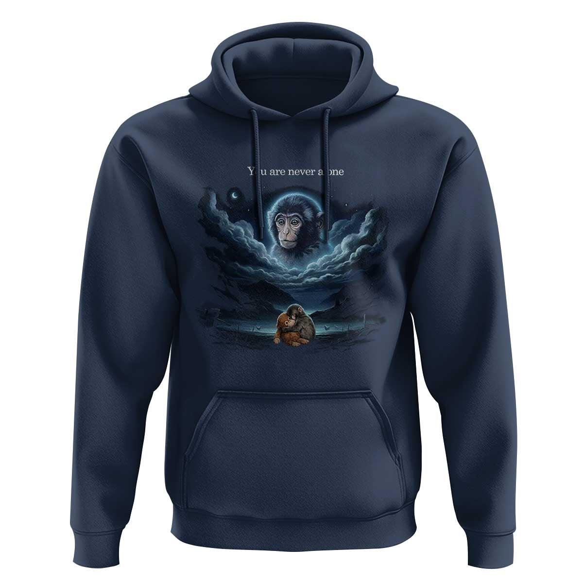 Baby Monkey Punch Hoodie You Are Never Alone Brave