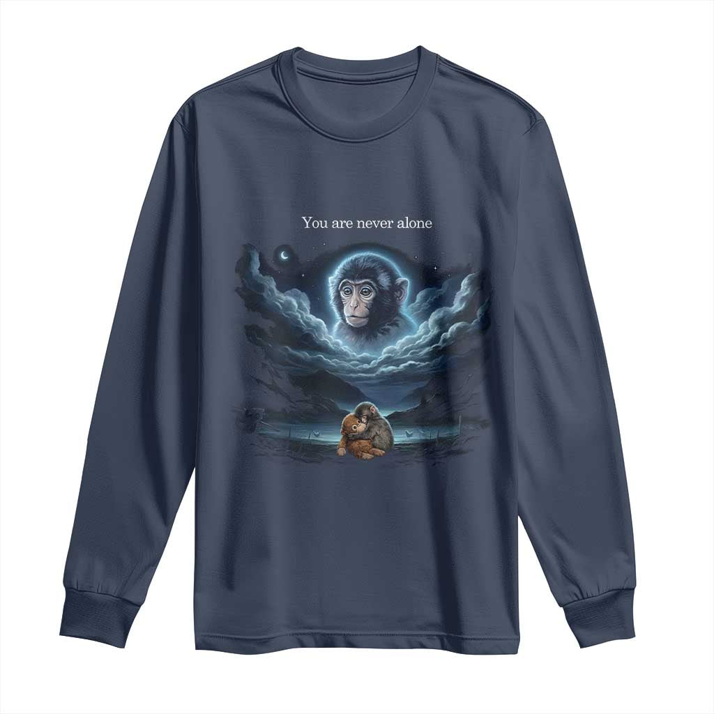 Baby Monkey Punch Long Sleeve Shirt You Are Never Alone Brave