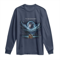 Baby Monkey Punch Long Sleeve Shirt You Are Never Alone Brave
