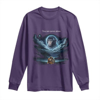Baby Monkey Punch Long Sleeve Shirt You Are Never Alone Brave