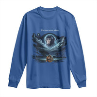 Baby Monkey Punch Long Sleeve Shirt You Are Never Alone Brave