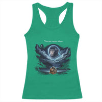 Baby Monkey Punch Racerback Tank Top You Are Never Alone Brave