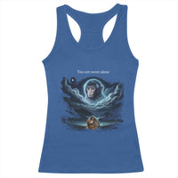 Baby Monkey Punch Racerback Tank Top You Are Never Alone Brave