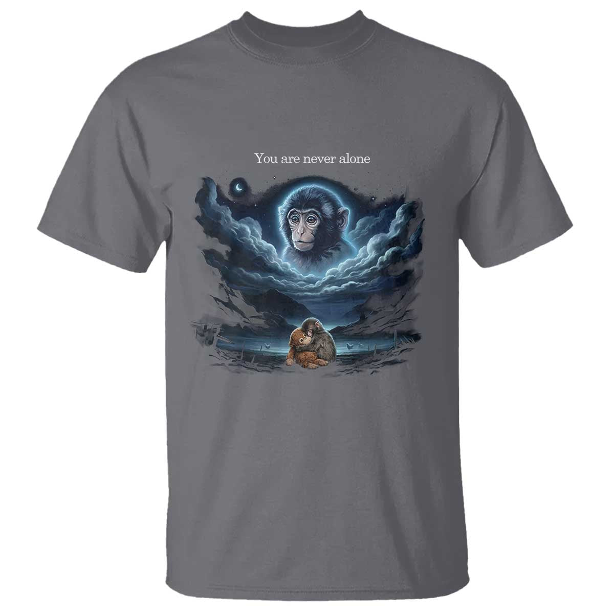 Baby Monkey Punch T Shirt You Are Never Alone Brave