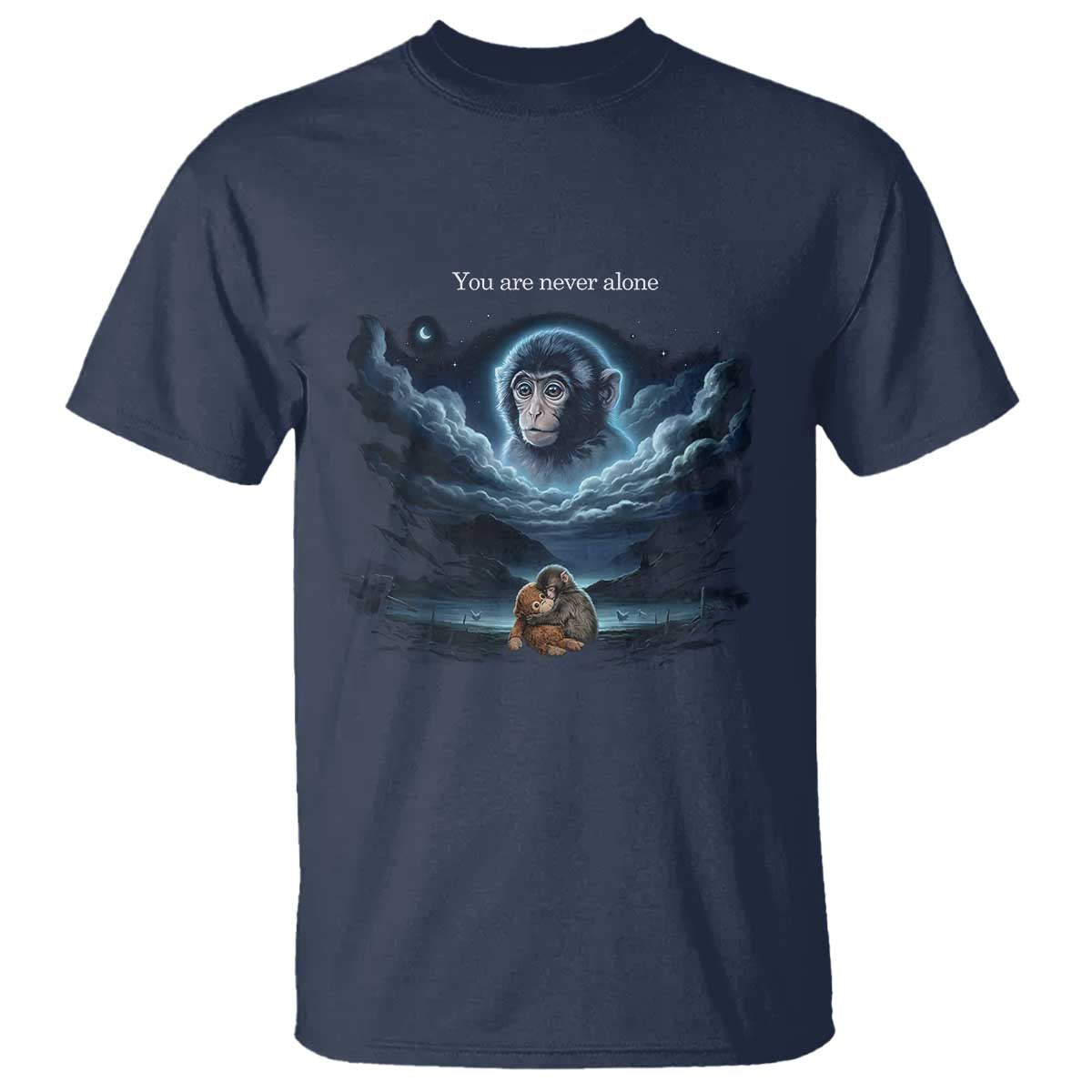 Baby Monkey Punch T Shirt You Are Never Alone Brave