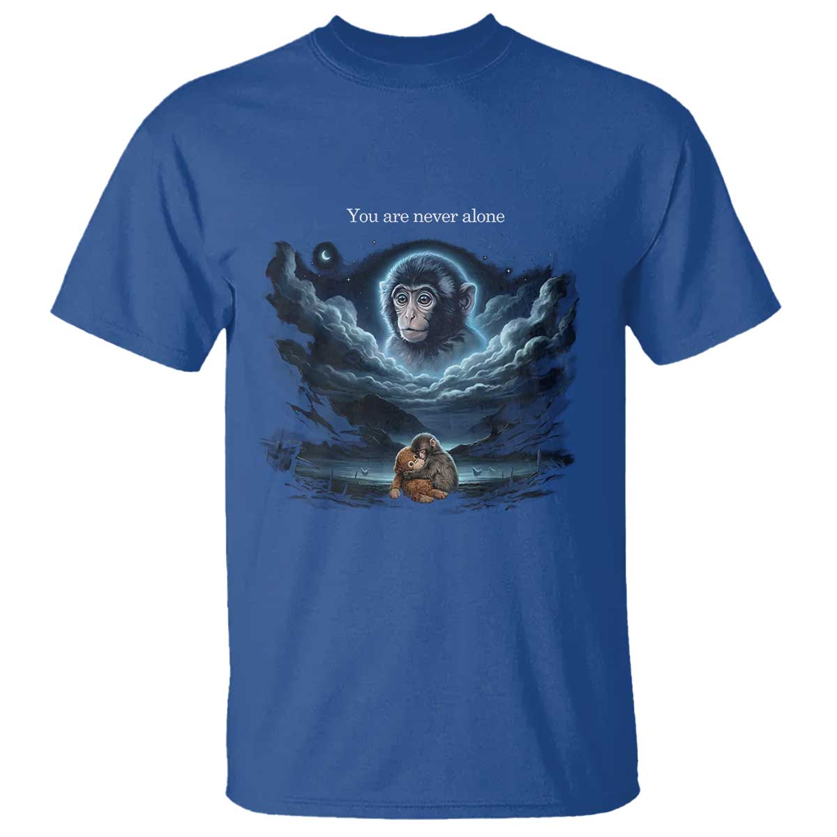 Baby Monkey Punch T Shirt You Are Never Alone Brave