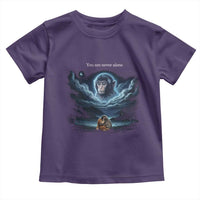 Baby Monkey Punch Toddler T Shirt You Are Never Alone Brave