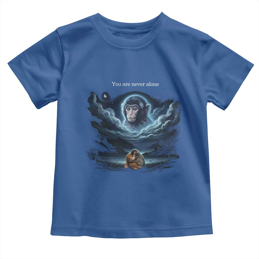 Baby Monkey Punch Toddler T Shirt You Are Never Alone Brave