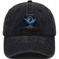 Baby Monkey Punch Washed Cotton Baseball Cap You Are Never Alone Brave