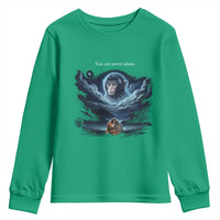 Baby Monkey Punch Youth Sweatshirt You Are Never Alone Brave