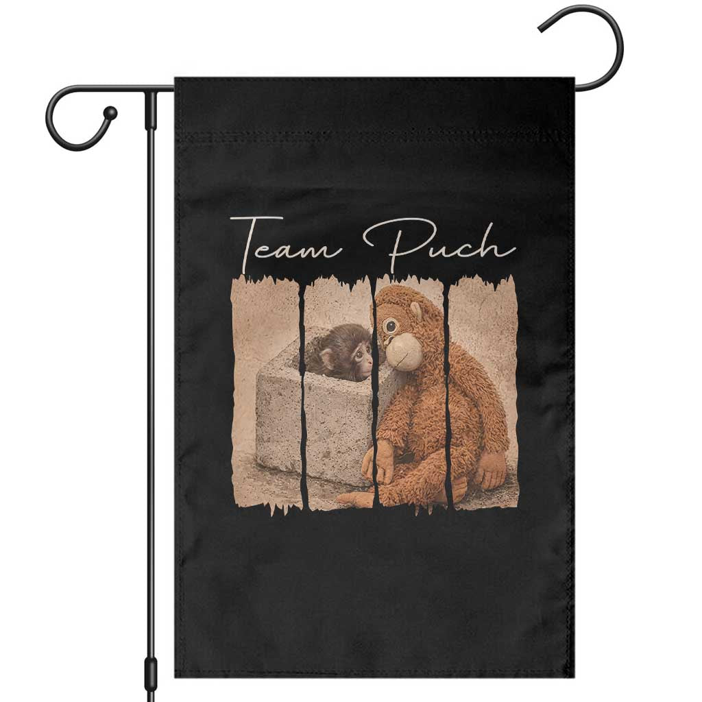 Team Punch Garden Flag Baby Monkey And Plush Toy Viral