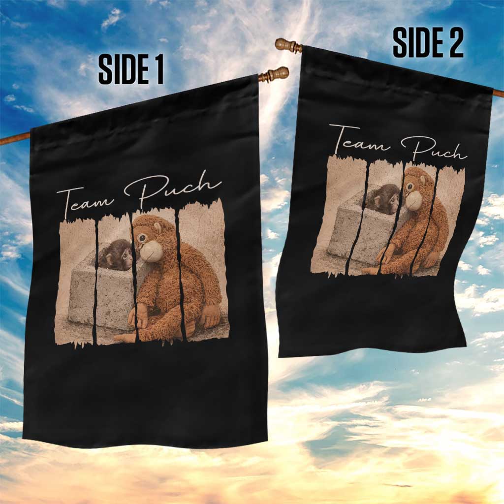 Team Punch Garden Flag Baby Monkey And Plush Toy Viral