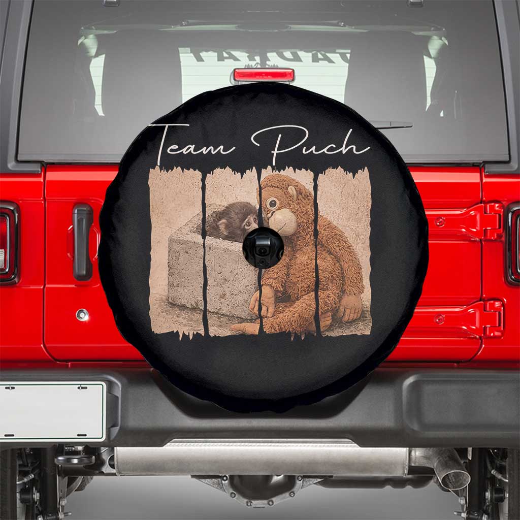 Team Punch Spare Tire Cover Baby Monkey And Plush Toy Viral