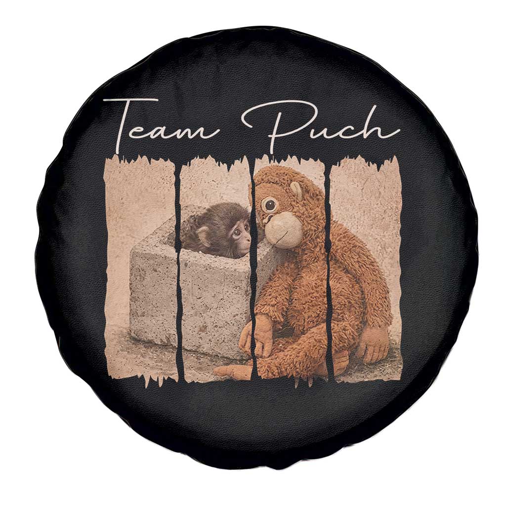 Team Punch Spare Tire Cover Baby Monkey And Plush Toy Viral