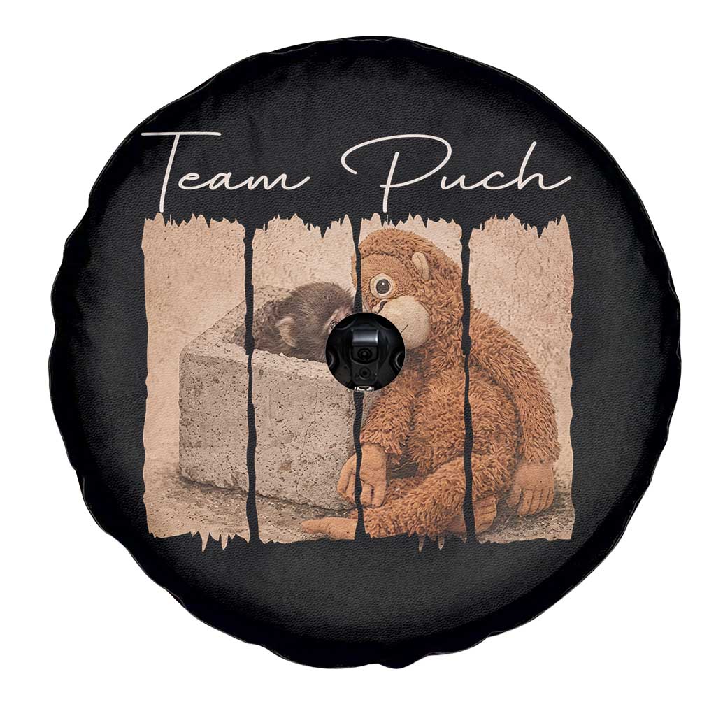 Team Punch Spare Tire Cover Baby Monkey And Plush Toy Viral