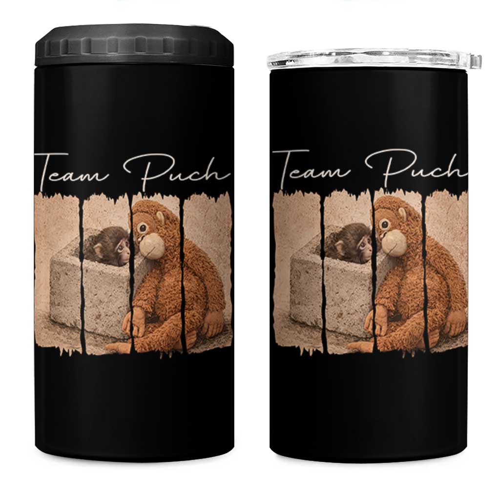 Team Punch 4 in 1 Can Cooler Tumbler Baby Monkey And Plush Toy Viral